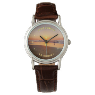 Van zonsopgang tot zonsondergang horloge