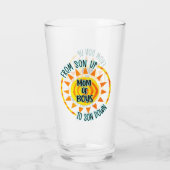Van zoon tot zoon van mama van jongens glas (Achterkant)