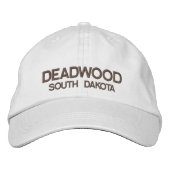 Van Zuid- deadwood* Dakota personaliseerde Geborduurde Pet (Voorkant)