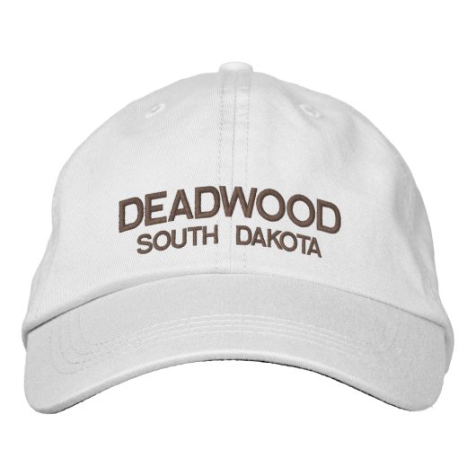 Van Zuid- deadwood* Dakota personaliseerde Geborduurde Pet (Voorkant)
