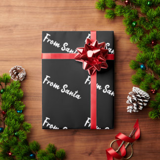 Van Zwarte Kerstman Cadeaupapier