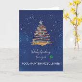 Van Zwembad Onderhoudsreiniger Kerstboom Marinebla Kaart (Gele Bloem)