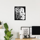 Vana and Rocco/Film Noir Poster (Thuiskantoor)