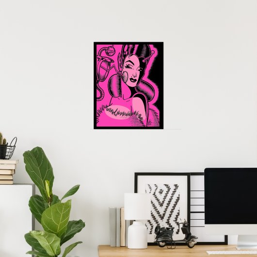 Vana DeVinyl™/Beauty-Bot Poster (Thuiskantoor)