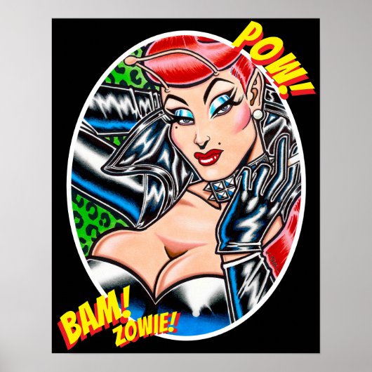 Vana DeVinyl™/Biker Jacket/Bam! Poster (Voorkant)