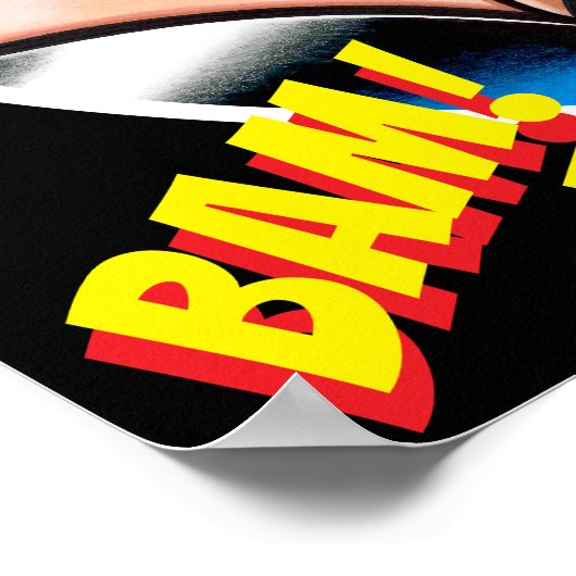 Vana DeVinyl™/Biker jas/Bam! Poster (Hoek)