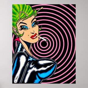 Vana DeVinyl™/Cosmische Werveling Poster