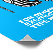 Vana DeVinyl™/Exotische Modes/Blauwe Poster (Hoek)