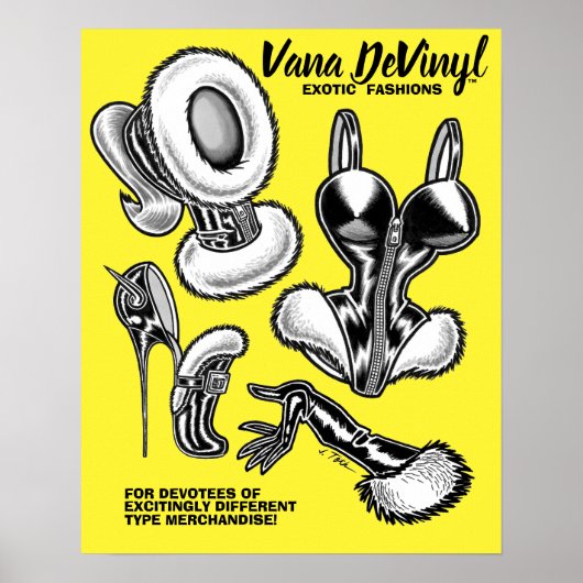 Vana DeVinyl™/Exotische Modes Poster (Voorkant)