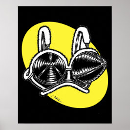 Vana DeVinyl™/Fun-Fur Afgezoomde, Kogel Beha Poster