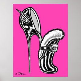Vana DeVinyl™/Fun-Fur Afgezoomde, Spike Hak Poster