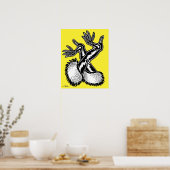 Vana DeVinyl™/Fun-Fur, PVC handschoenen Poster (Keuken)