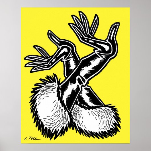 Vana DeVinyl™/Fun-Fur, PVC handschoenen Poster (Voorkant)