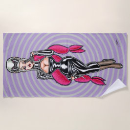 Vana DeVinyl™/Glamour Goddess Strandhanddoek Strandlaken