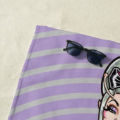 Vana DeVinyl™/Glamour Goddess Strandlaken (In situ)