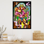 Vana DeVinyl™/Green Skinned/Carried Away Poster (Keuken)