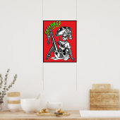 Vana DeVinyl™/Groeten van Mars Poster (Keuken)