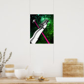 Vana DeVinyl™/High Heels in Space Poster (Keuken)