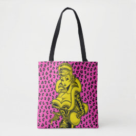 Vana DeVinyl™/Leopard Print Tote Bag