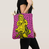 Vana DeVinyl™/Leopard Print Tote Bag (Dichtbij)