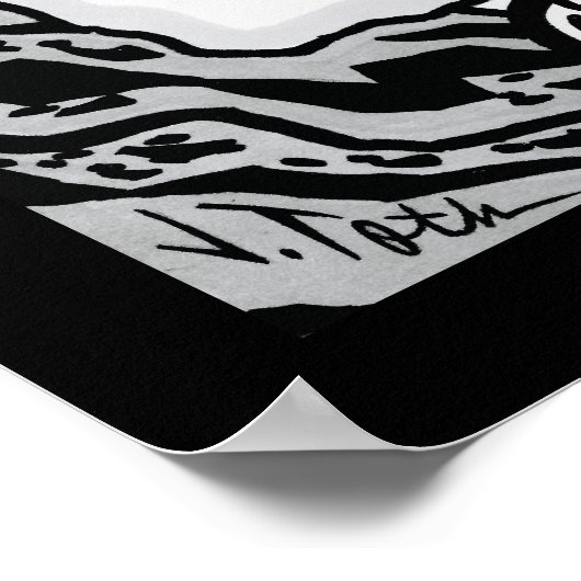 Vana DeVinyl™ / meegenomen Poster (Hoek)