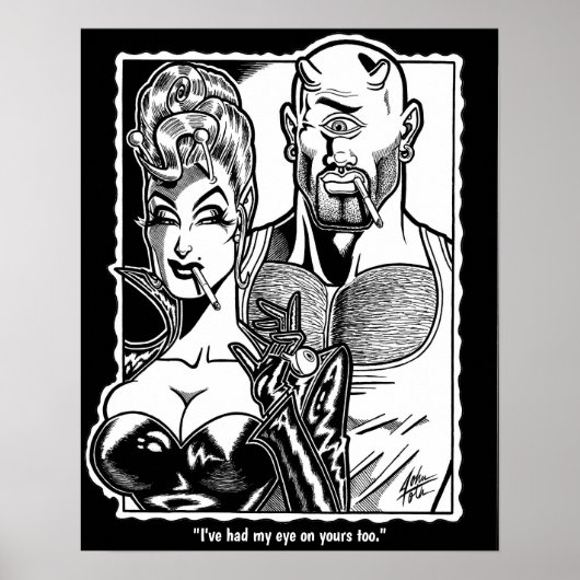 Vana DeVinyl™/Oogbollen Poster (Voorkant)