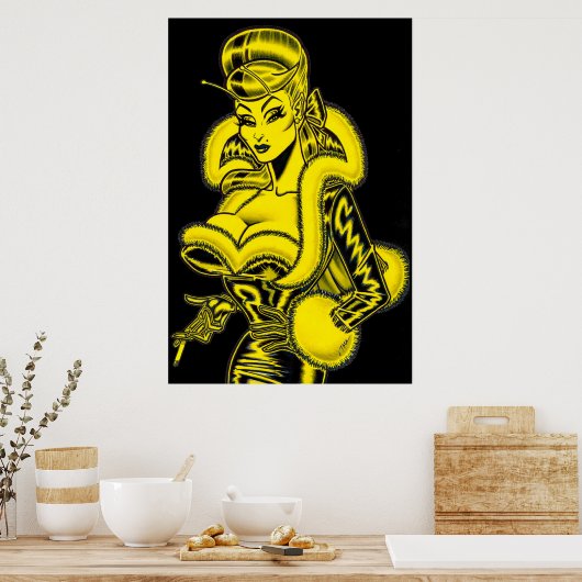 Vana DeVinyl™/PVC and Fun Fur Poster (Keuken)