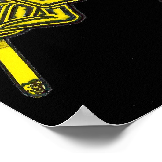 Vana DeVinyl™/PVC en Fun Fur Poster (Hoek)