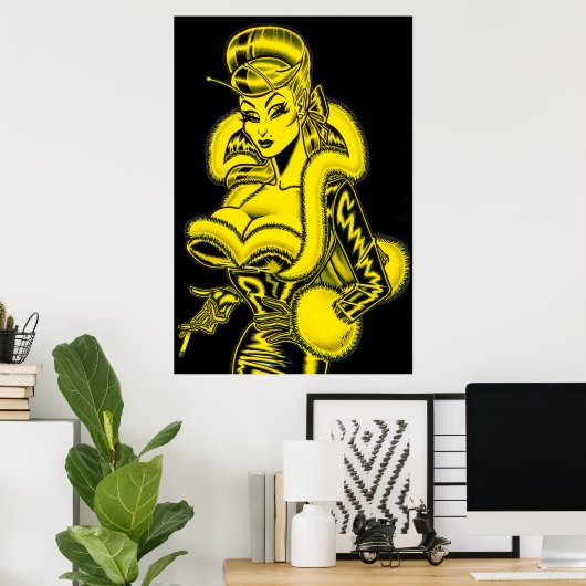 Vana DeVinyl™/PVC en Fun Fur Poster (Thuiskantoor)