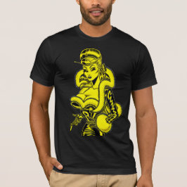Vana DeVinyl™/PVC en Fun-Fur T-Shirt