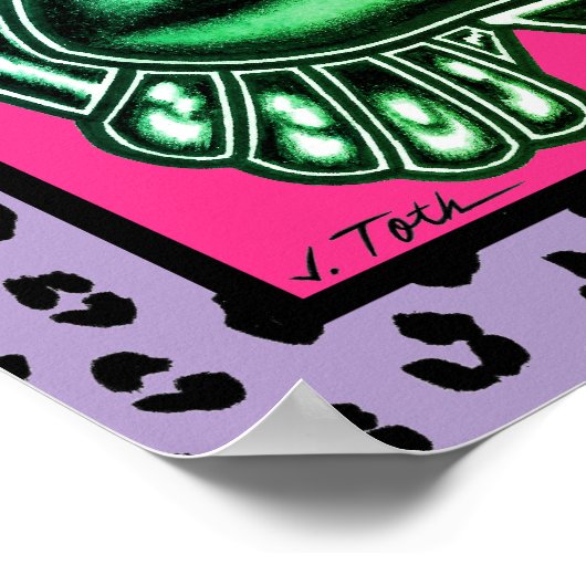 Vana DeVinyl™/Rubber Spacesuit Poster (Hoek)