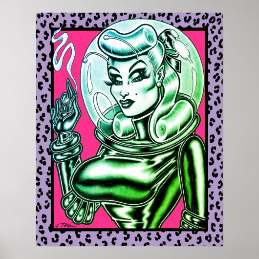 Vana DeVinyl™/Rubber Spacesuit Poster (Voorkant)