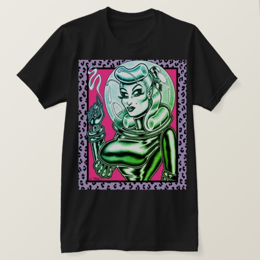 Vana DeVinyl™/Rubber Spacesuit T-shirt (Design voorkant)