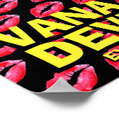 Vana DeVinyl™/Rubberen jurk Poster (Hoek)
