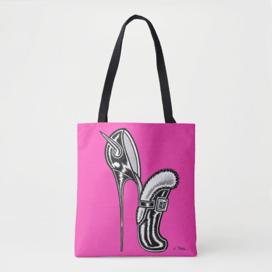 Vana DeVinyl™/Schoeisel en Modes Tote Bag (Voorkant)