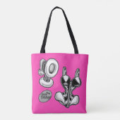 Vana DeVinyl™/Schoeisel en Modes Tote Bag (Achterkant)
