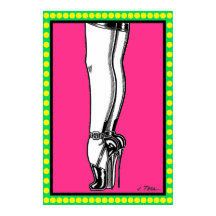 Vana DeVinyl™/Sokken en hoge hakken Poster