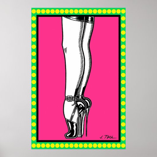 Vana DeVinyl™/Sokken en hoge hakken Poster (Voorkant)