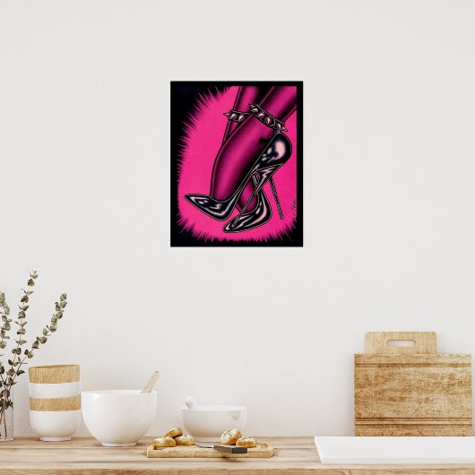 Vana DeVinyl™/Spike Heels Poster (Keuken)