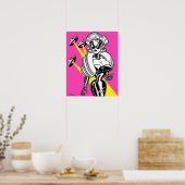 Vana DeVinyl™/UFO's en Glamour Poster (Keuken)