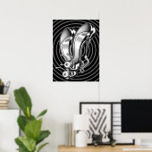 Vana DeVinyl's Pet Stilettoids™ Poster (Thuiskantoor)