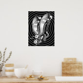 Vana DeVinyl's Stilettoids™ Poster (Keuken)