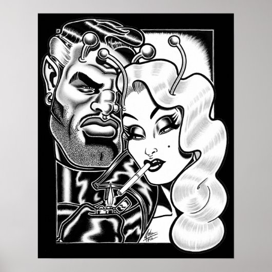 Vana en Rocco/Film Noir Poster (Voorkant)