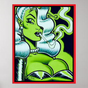 Vana Van Voom™ / Gevaarlijke Dame Poster