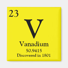 Vanadium Periodiek Tafel Magneet