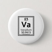 Vanadium Ronde Button 5,7 Cm (Voorkant)