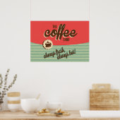  vanaf 1950: Koffiewinkelen Poster (Keuken)