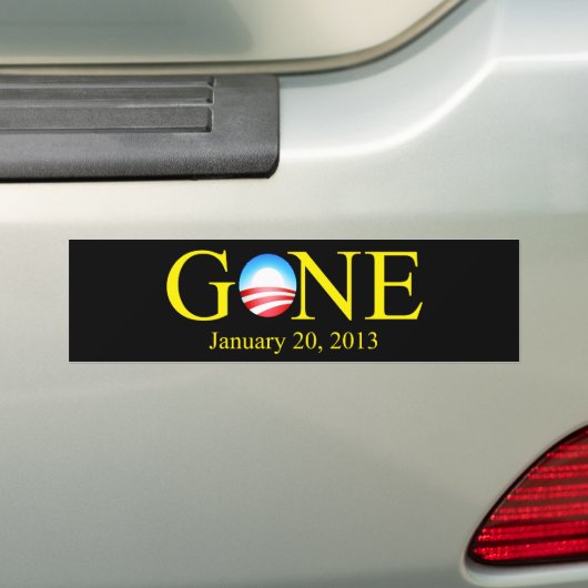 Vanaf 20 januari 2013 bumpersticker (Op auto)