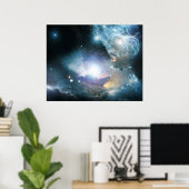 Vanaf de as van de eerste sterren poster (Thuiskantoor)