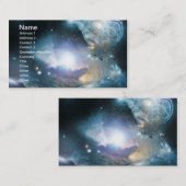 Vanaf de as van de eerste sterren visitekaartje (Voorkant / Achterkant)